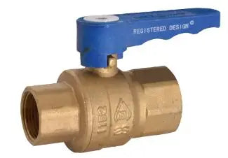 Brass Ball Valve 3/4" F×F Short Handle Main image