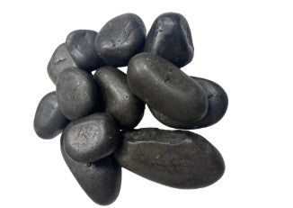 חלוקי נחל שחורה מבריקה קוטר 1-2 ס"מ ( שק 18 ק"ג) Main image