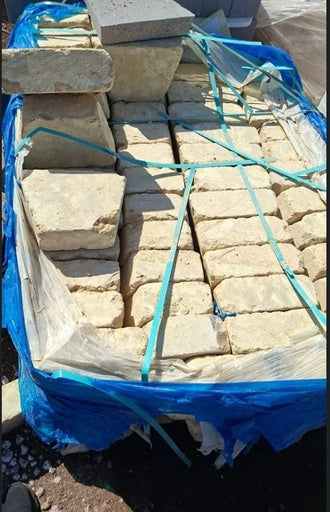 אבן בלוק טרבנטין בלחסון (דמוי אמריקה) למטר רץ