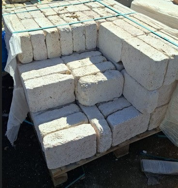 אבן בלוק צהוב ירדיני למטר רץ 20*10*30