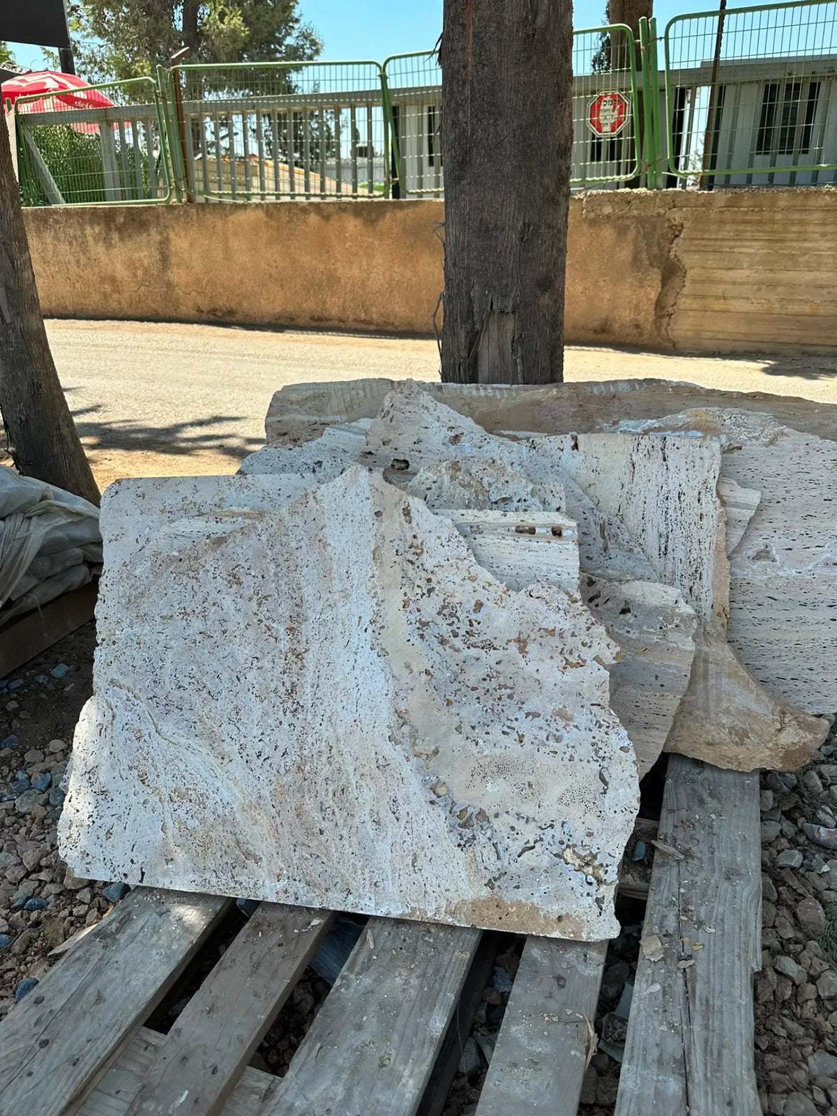 אבן מדרך בטטה טרבנטין לפי יחידה