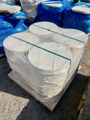 אבן מדרך עגול טרבנטין תמונה ראשית